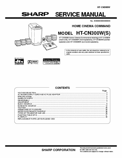 Sharp HT-CN300W 2 409 948 B, 2 files, 56 pages